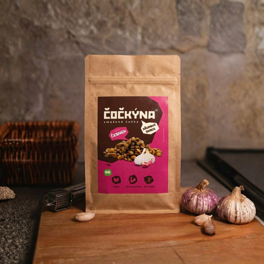 Křupavá Čočka - Česnek BIO - 1 kg
