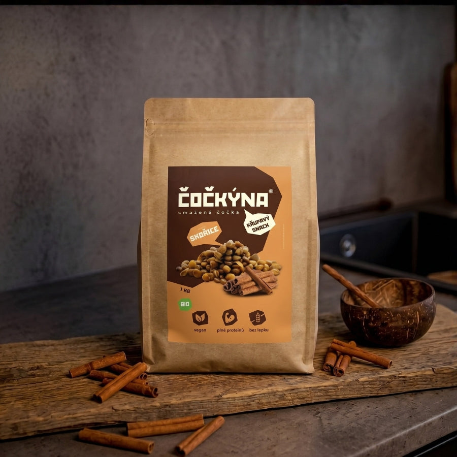 Křupavá Čočka - Skořice BIO - 1 kg
