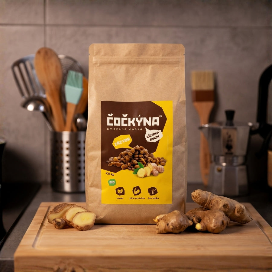 Křupavá Čočka - Zázvor BIO - 2.5 kg