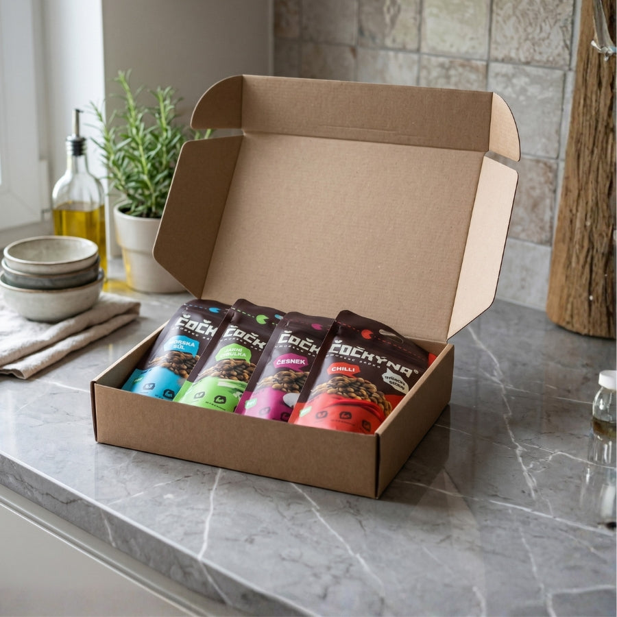 Ochutnávkový box - slaný BIO 400g (4x100g)