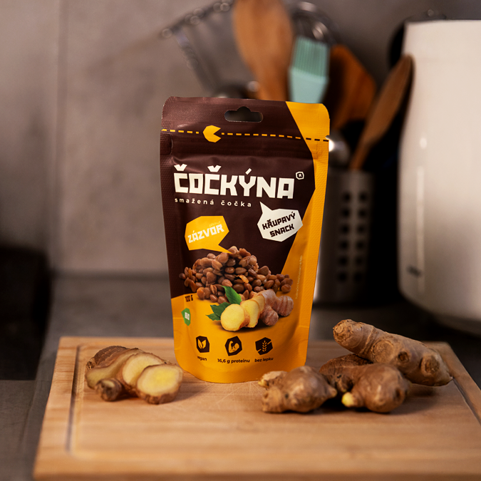 Křupavá Čočka - Zázvor BIO - 100g